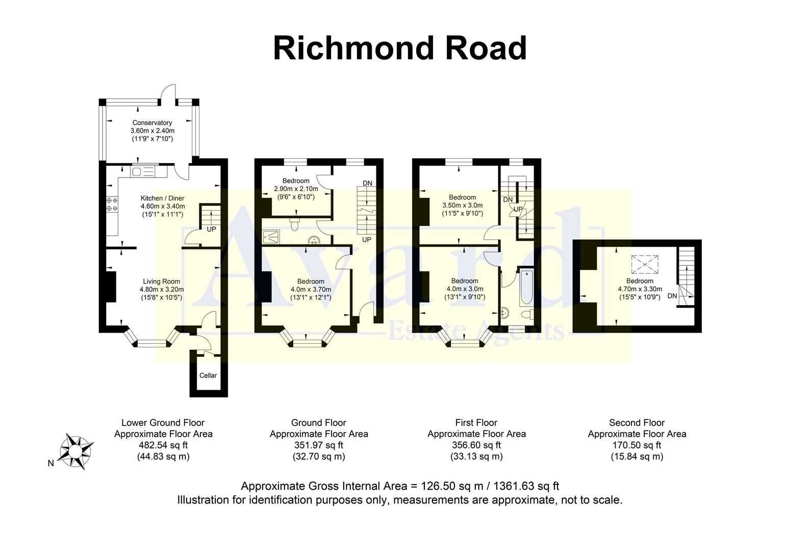 Floorplan for Richmond Road, Brighton