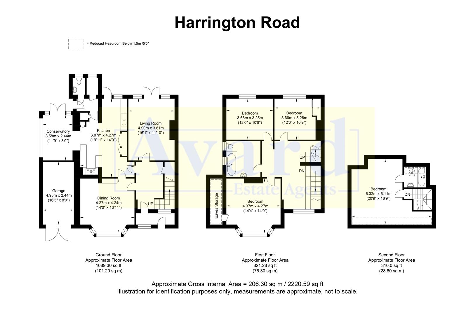 Floorplan for Harrington Road, Brighton