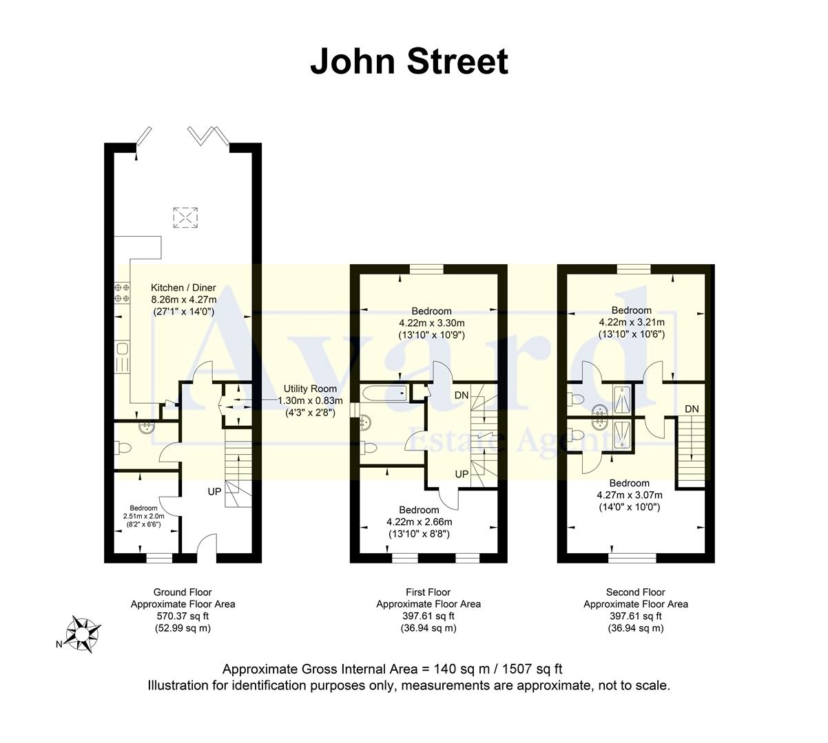 Floorplan for John Street, Shoreham-By-Sea