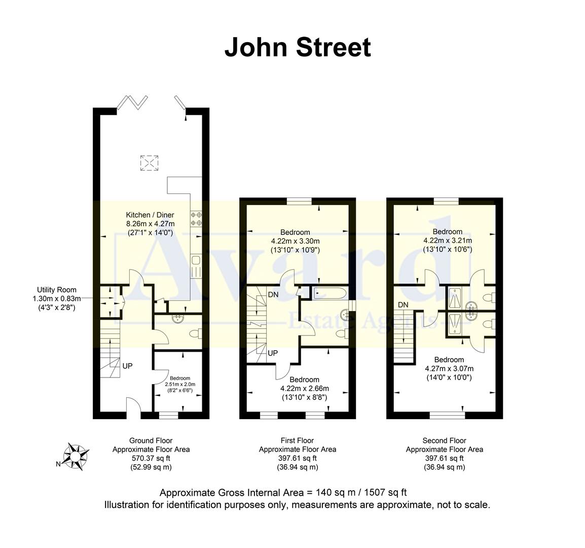 Floorplan for John Street, Shoreham-By-Sea