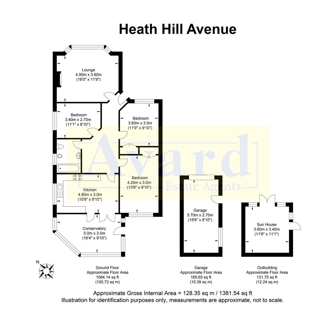 Floorplan for Heath Hill Avenue, Brighton