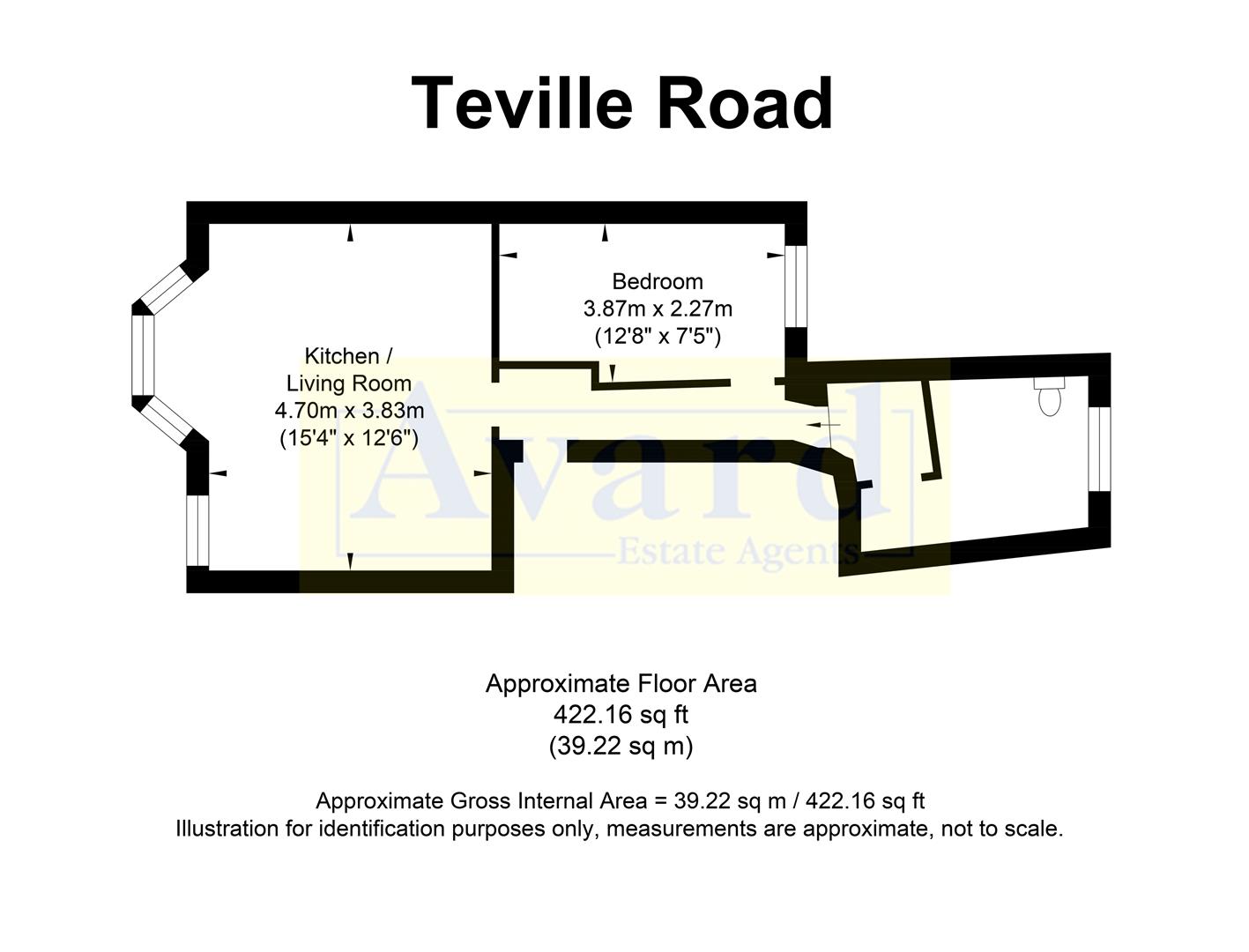 Floorplan for Teville Road, Worthing Central