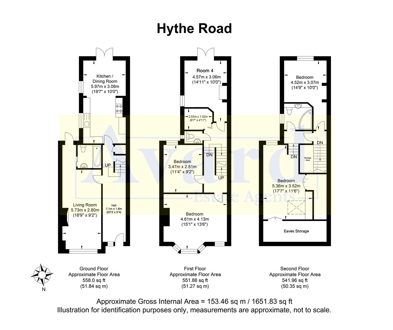 Floorplan for Hythe Road, Brighton