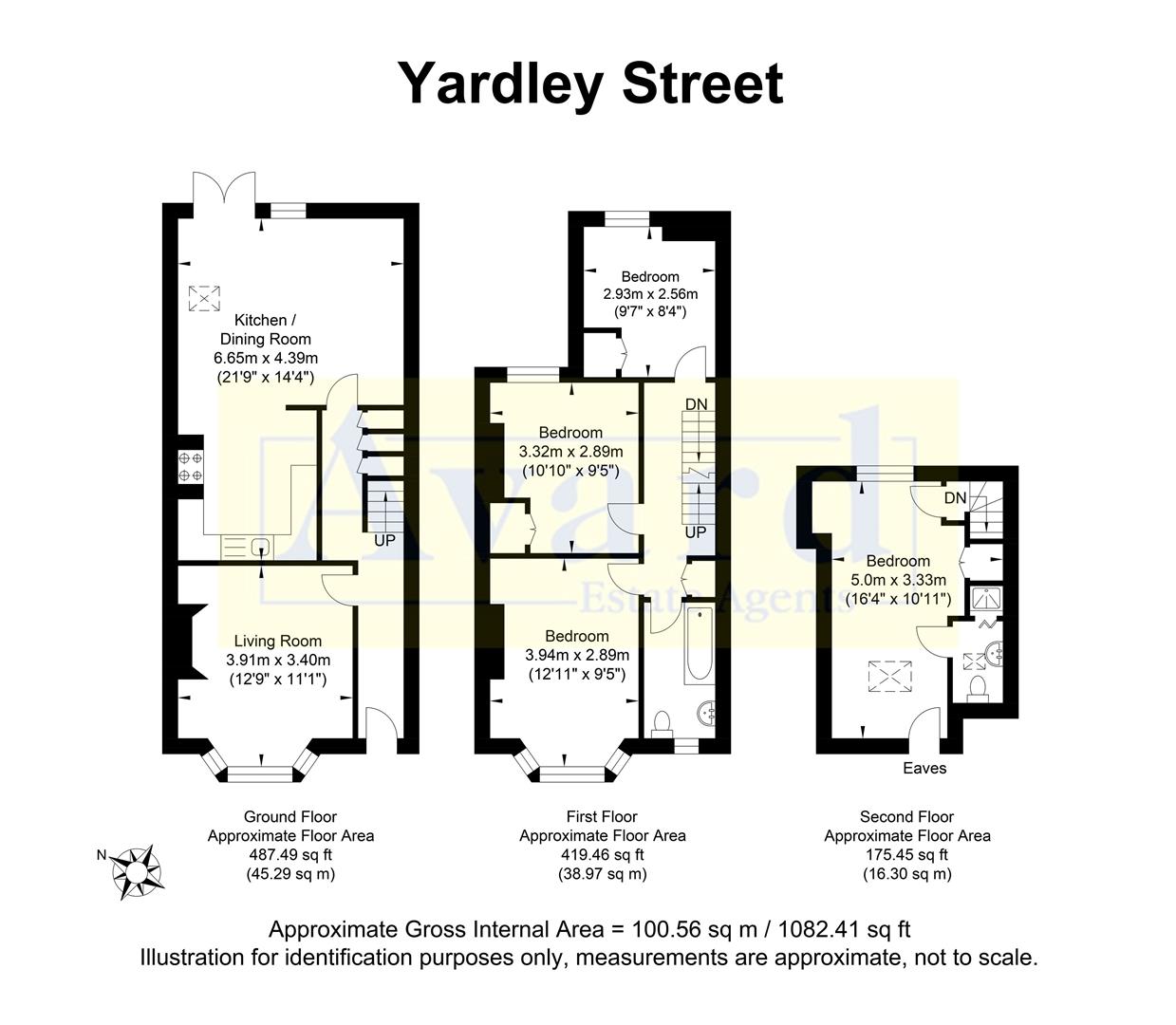 Floorplan for Yardley Street, Brighton