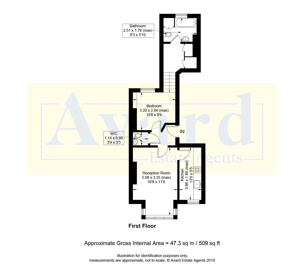 Floorplan for Buckingham Road, Brighton