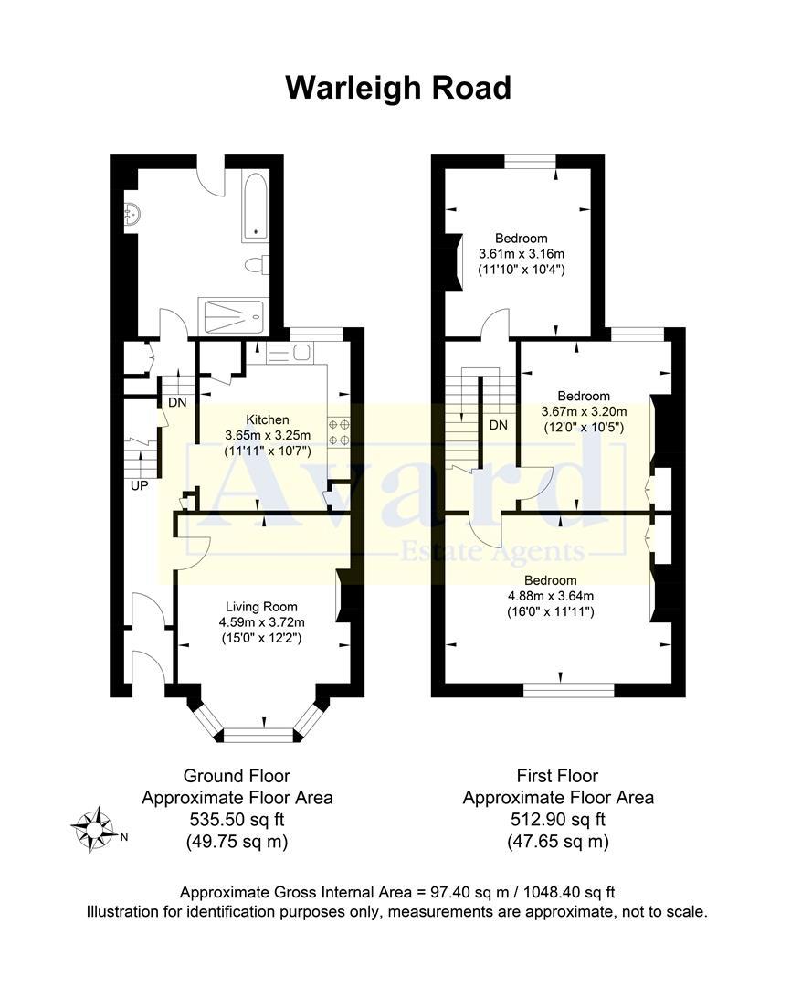 Floorplan for Warleigh Road, Brighton