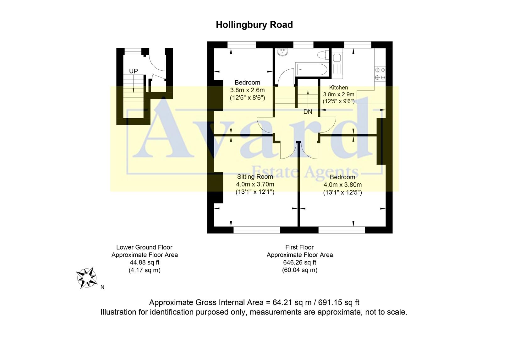 Floorplan for Hollingbury Road, Brighton
