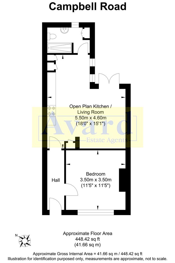 Floorplan for Campbell Road, Brighton