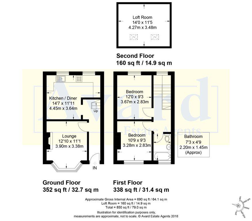 Floorplan for Mayo Road, Brighton