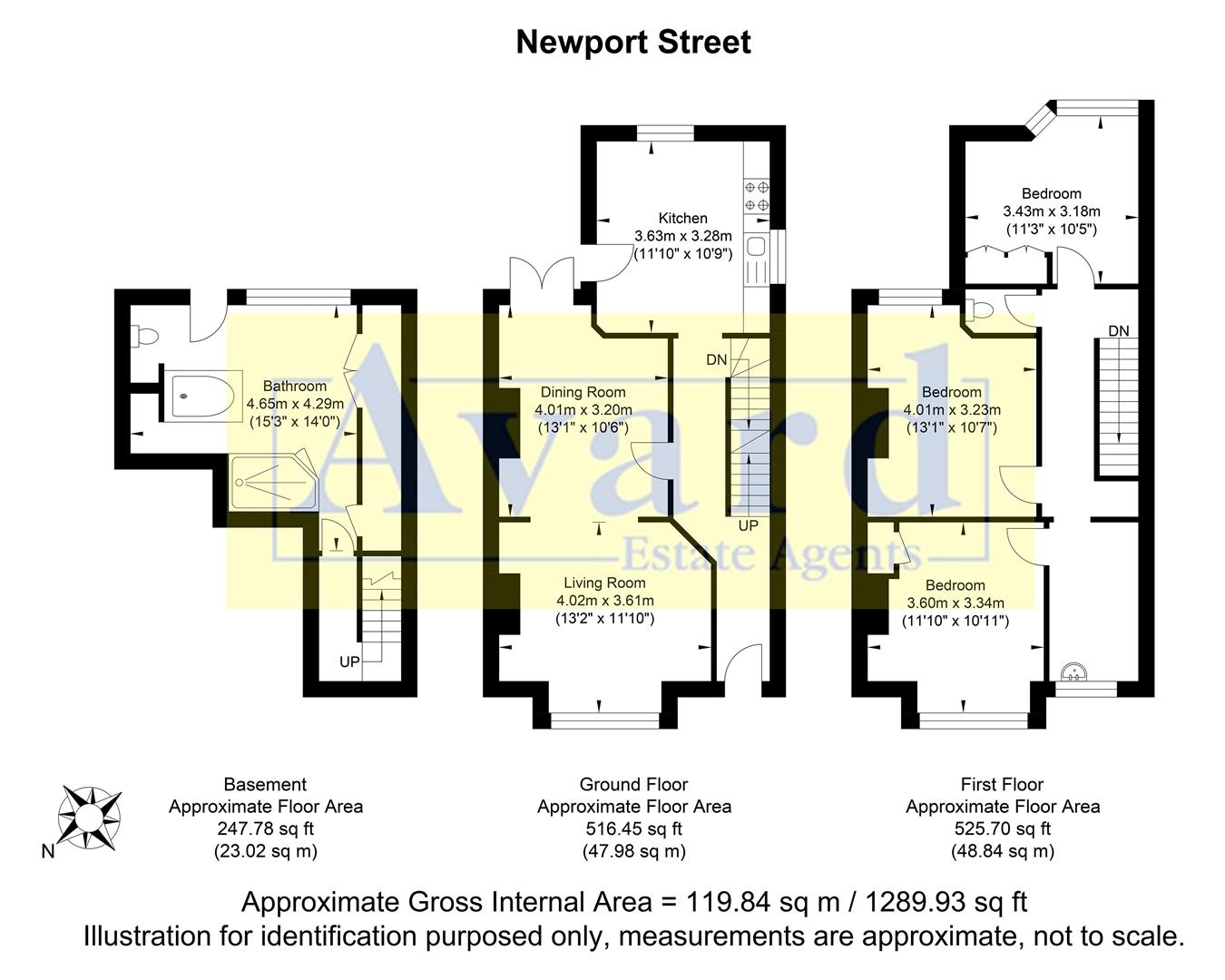 Floorplan for Newport Street, Brighton