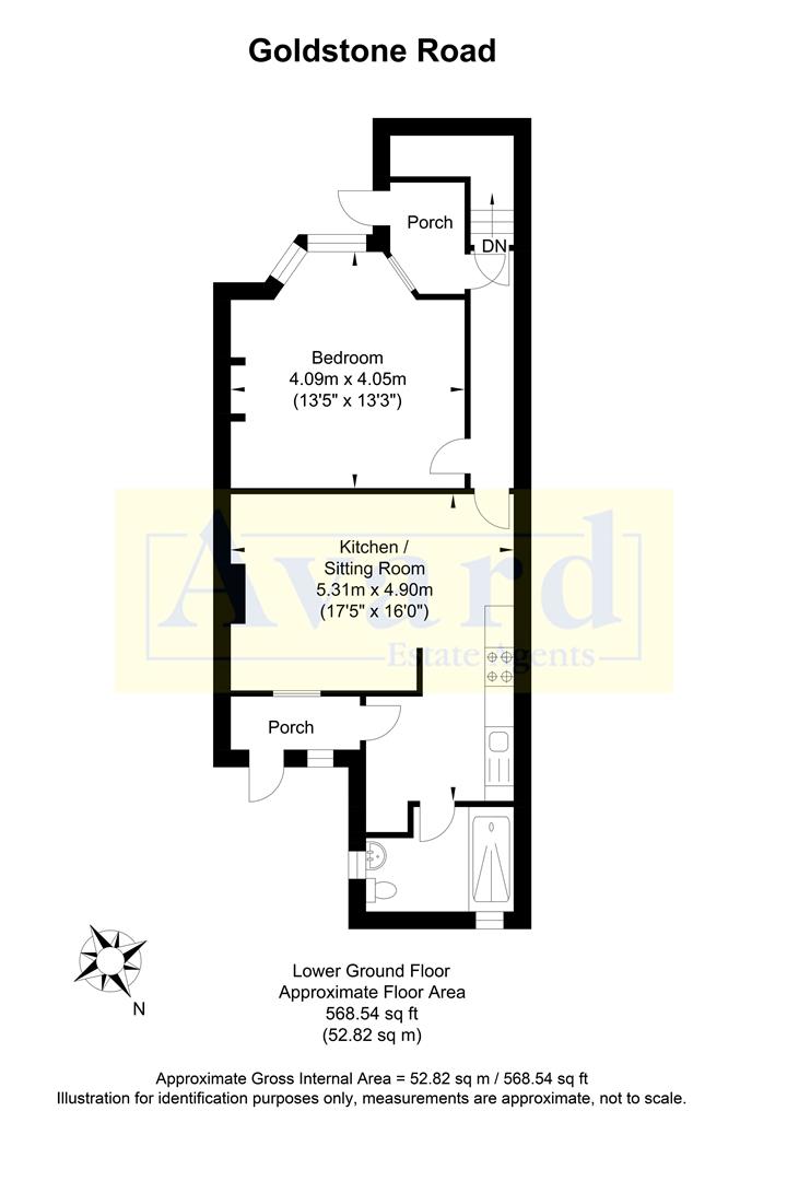 Floorplan for Goldstone Road, Hove