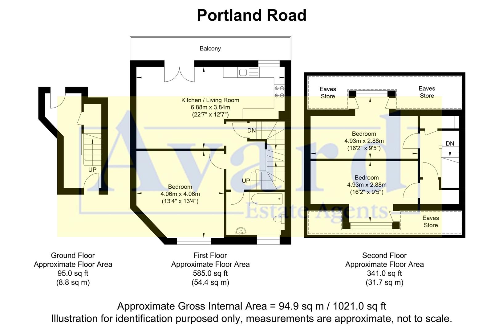 Floorplan for Portland Road, Hove