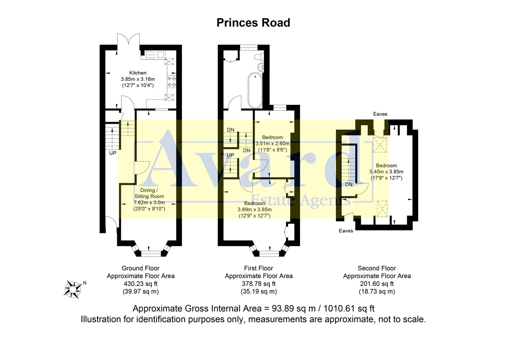 Floorplan for Princes Road, Brighton