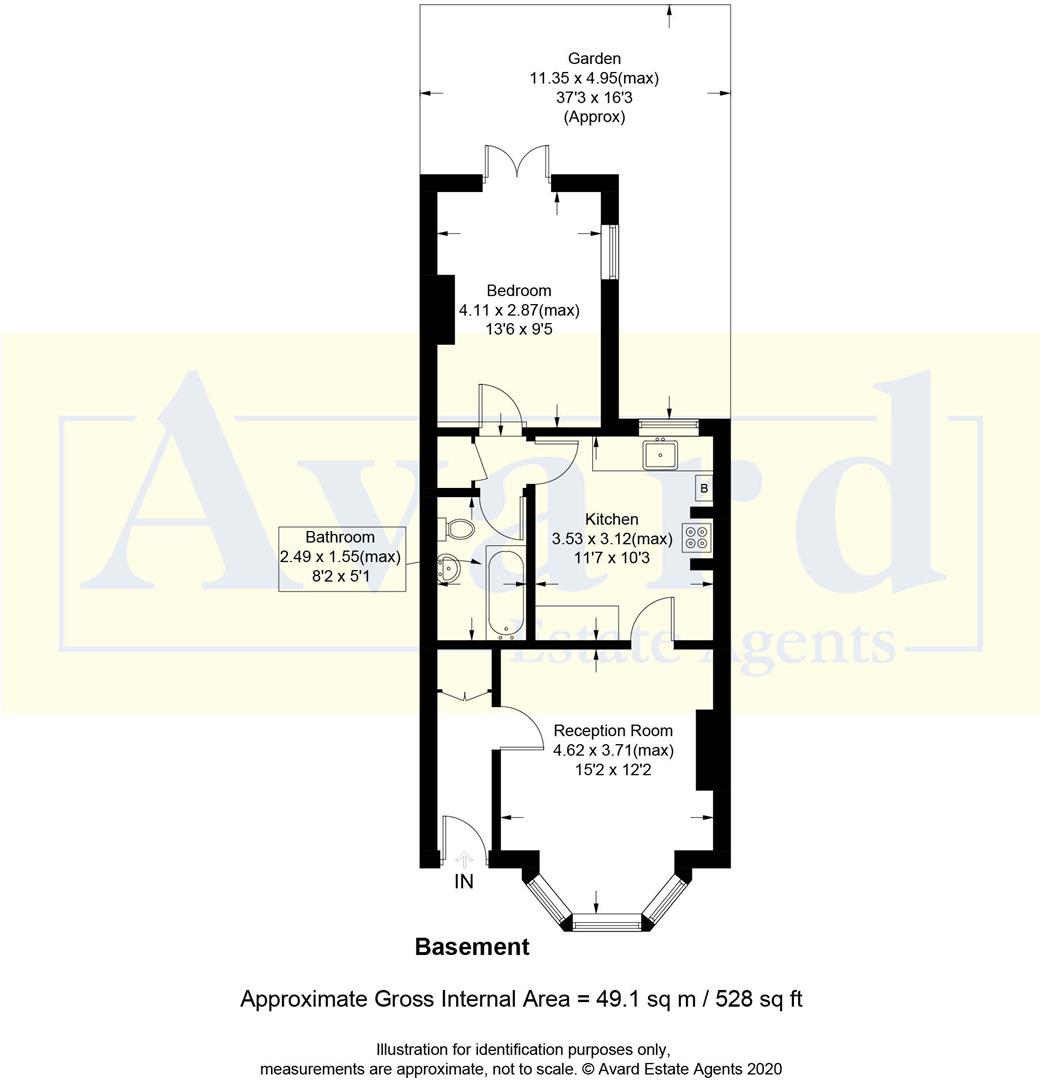 Floorplan for Warleigh Road, Brighton