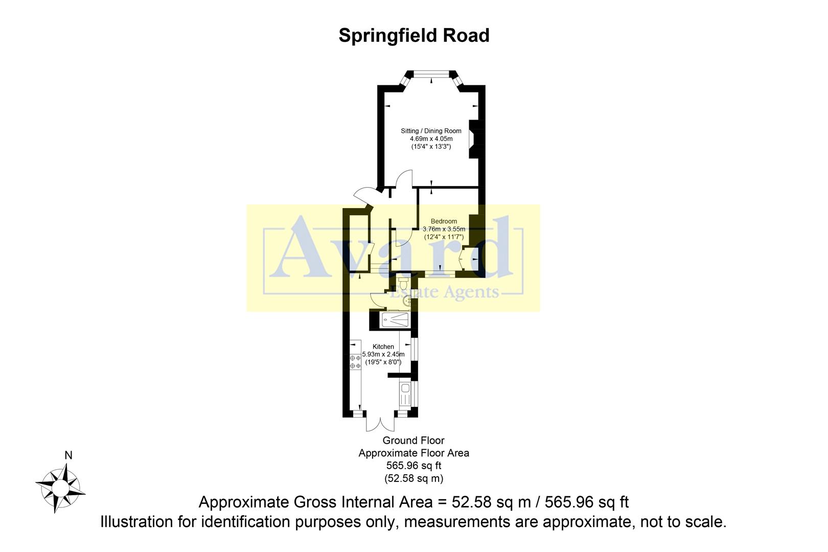 Floorplan for Springfield Road, Brighton