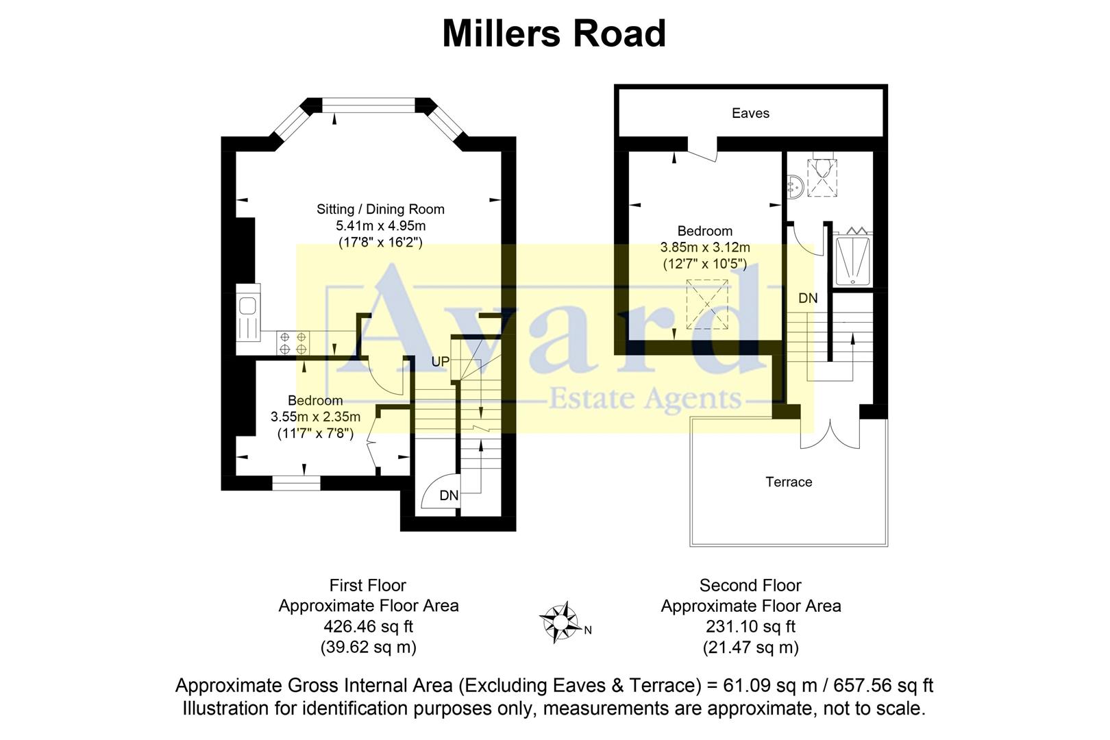 Floorplan for Millers Road, Brighton