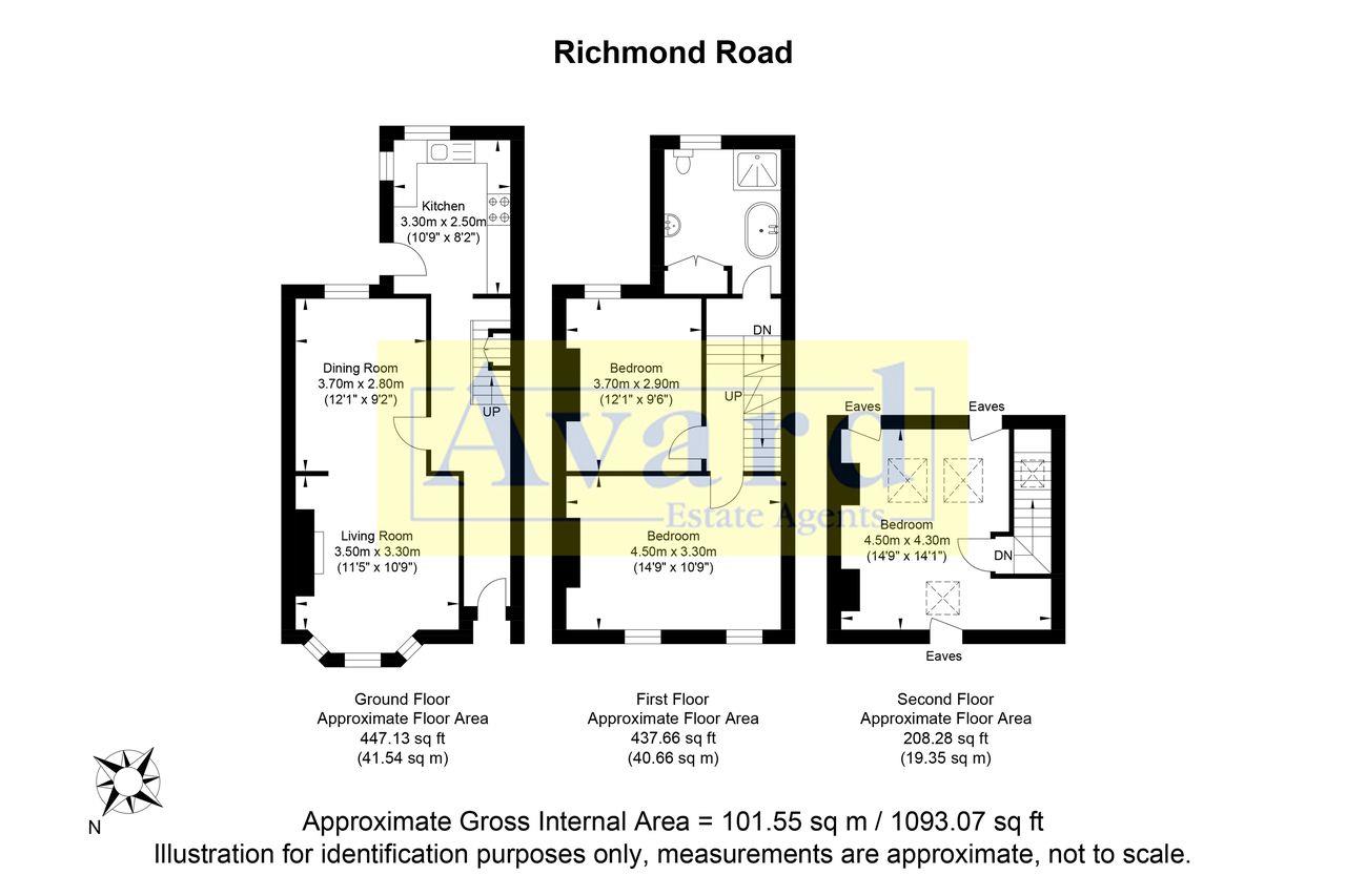 Floorplan for Richmond Road, Brighton