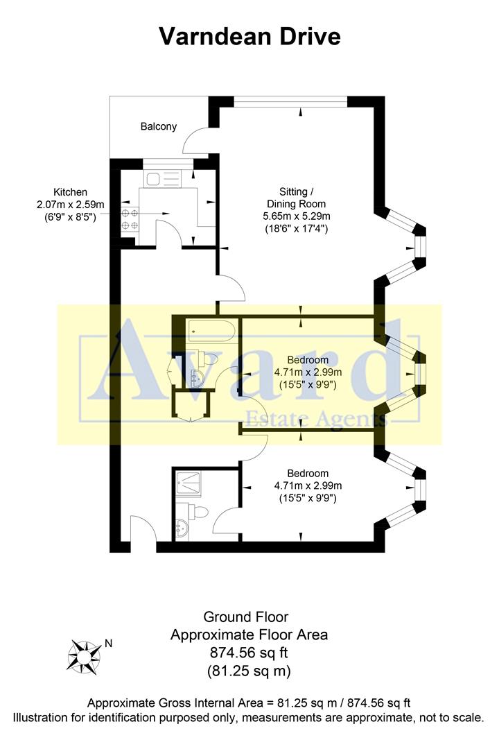 Floorplan for Varndean Drive, Brighton
