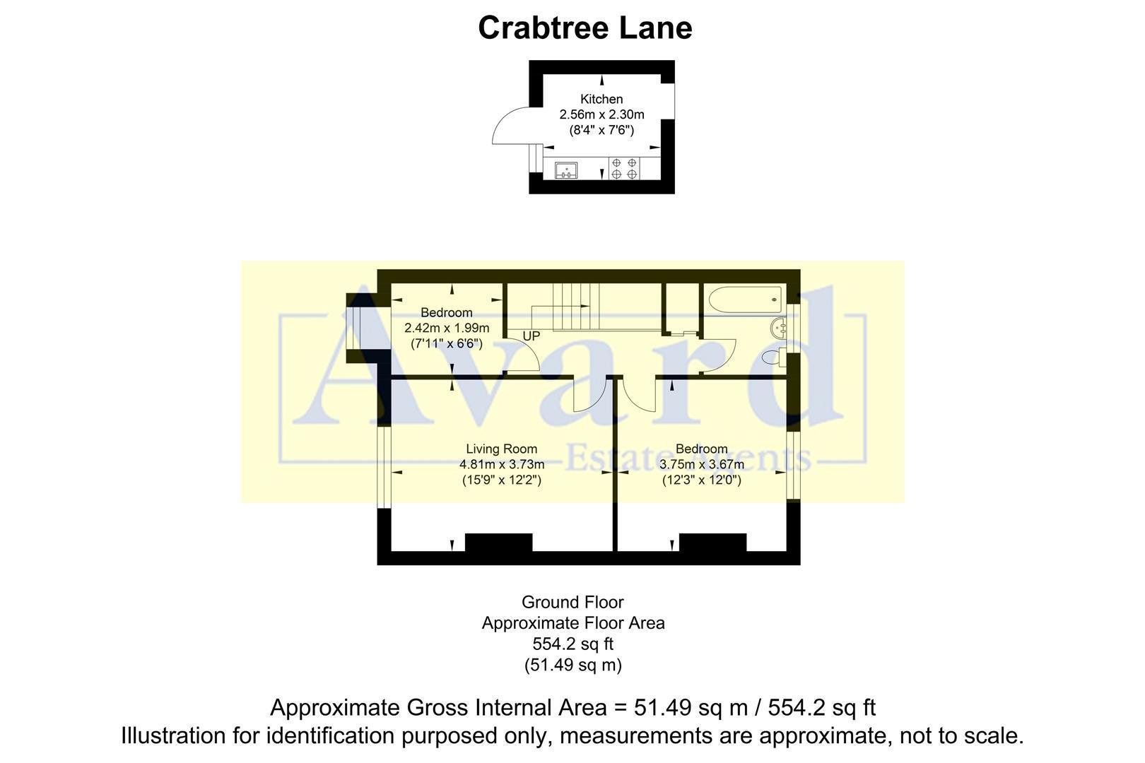 Floorplan for Crabtree Lane, Lancing