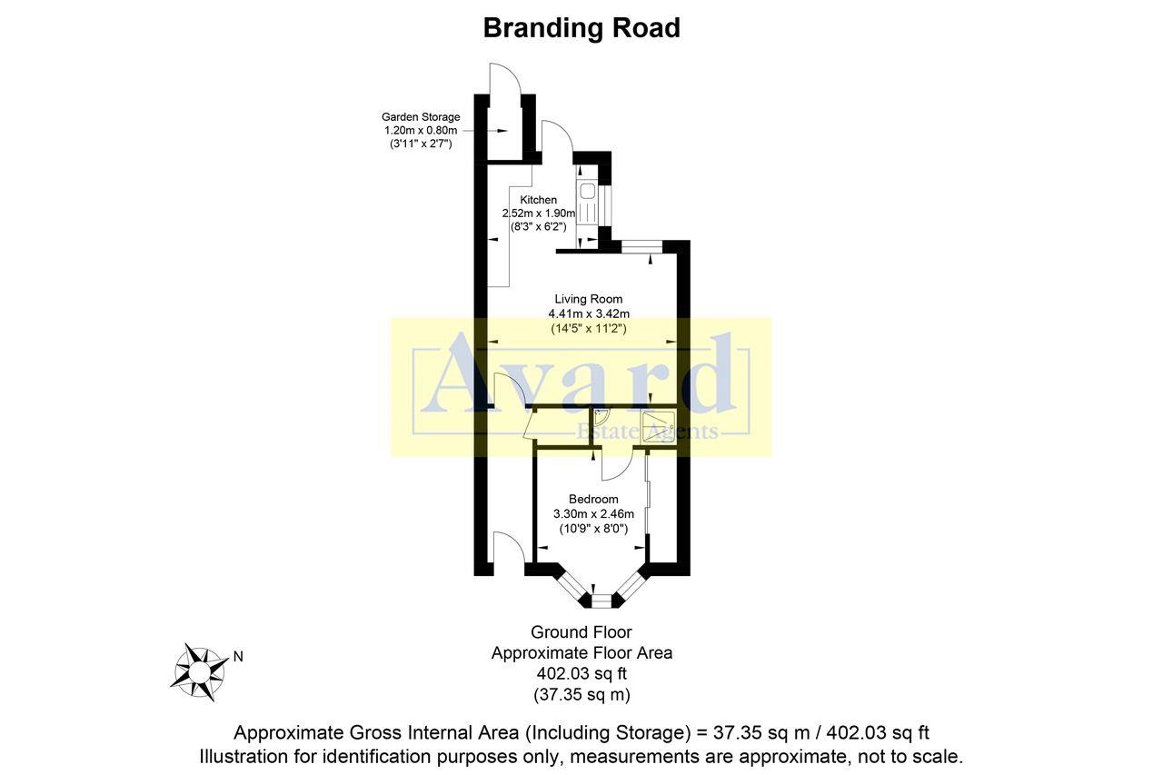 Floorplan for Brading Road, Brighton
