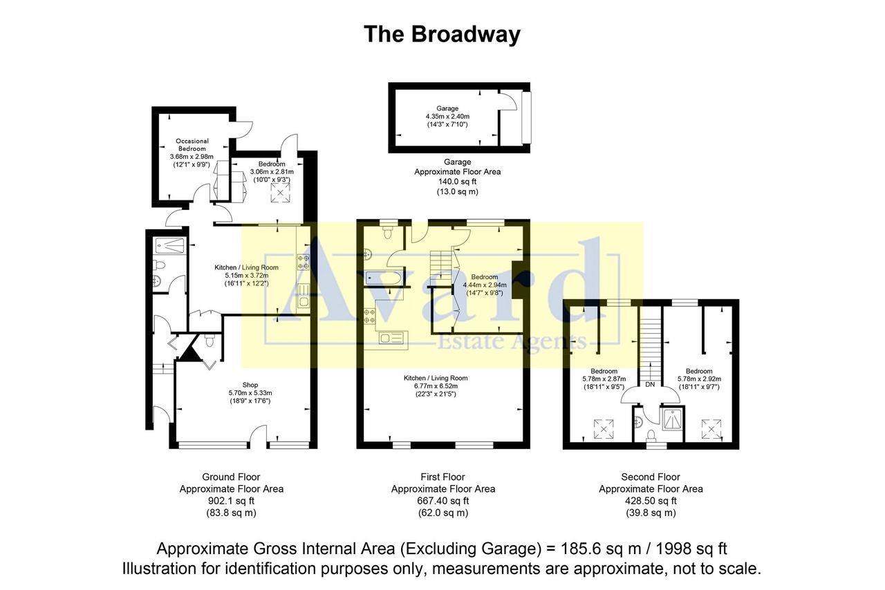 Floorplan for The Broadway, Brighton