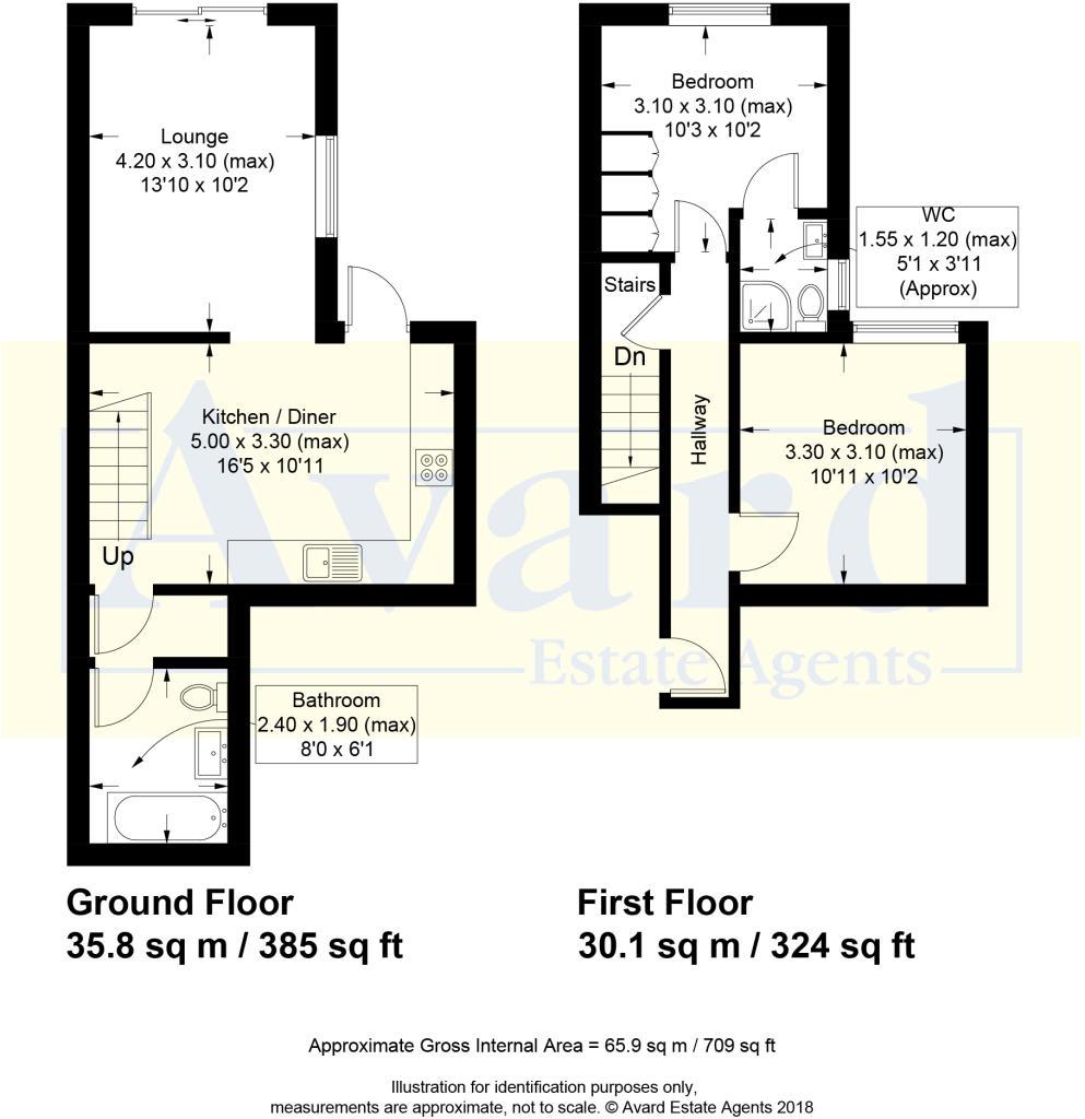 Floorplan for Grantham Road, Brighton