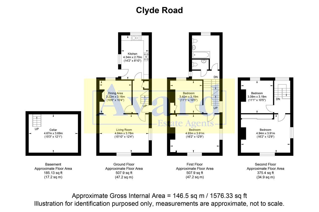 Floorplan for Clyde Road, Brighton
