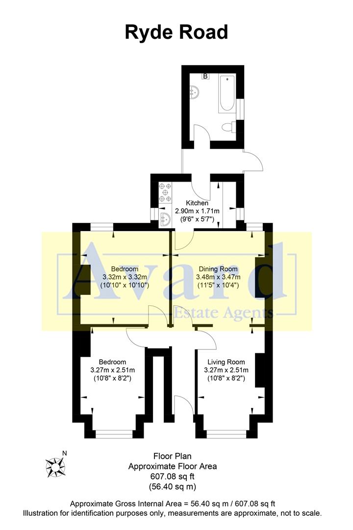 Floorplan for Ryde Road, Brighton
