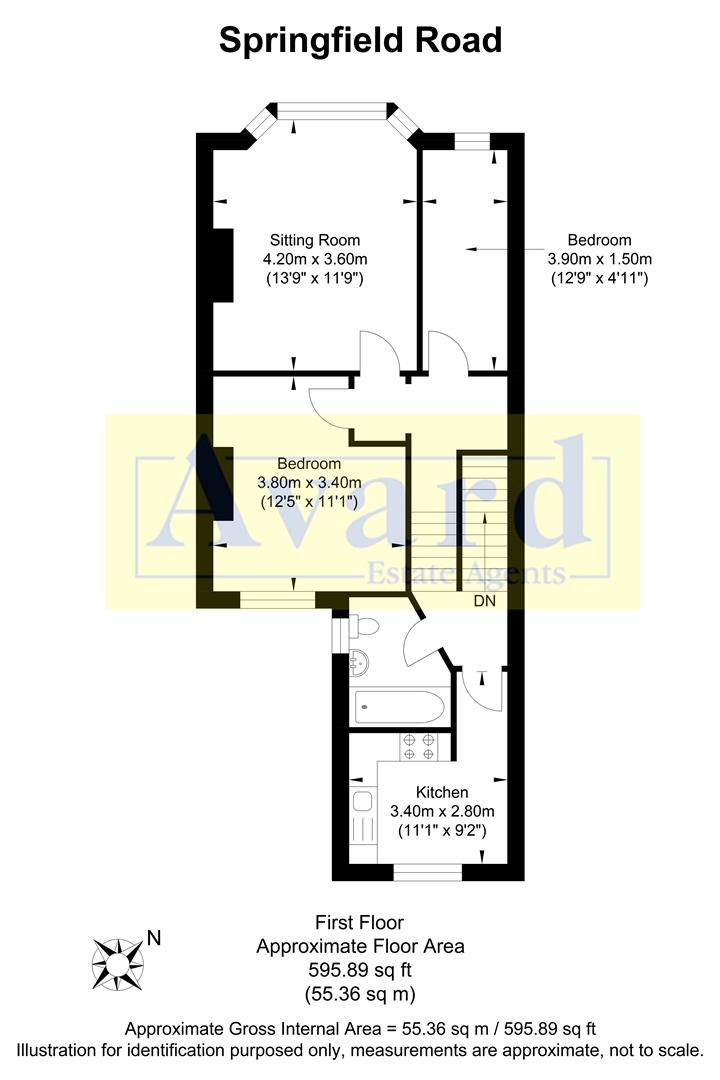 Floorplan for Springfield Road, Brighton