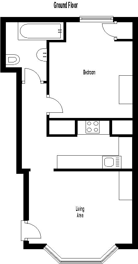 Floorplan for Ditchling Road, Brighton