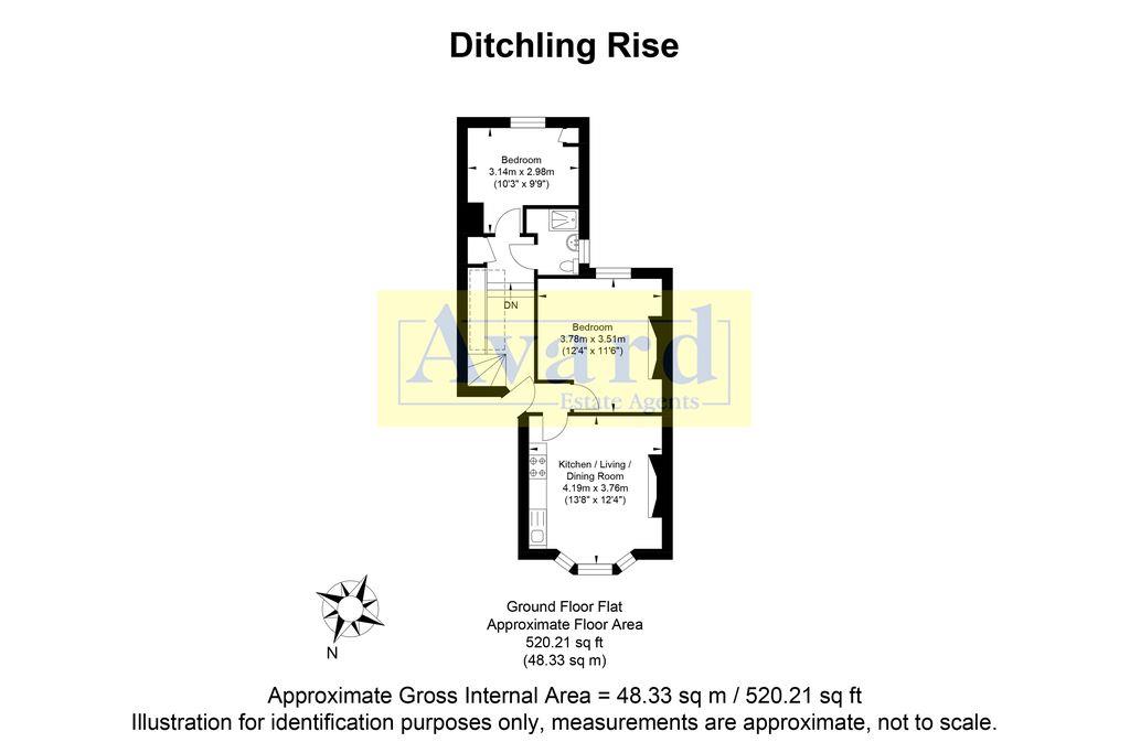 Floorplan for Ditchling Rise