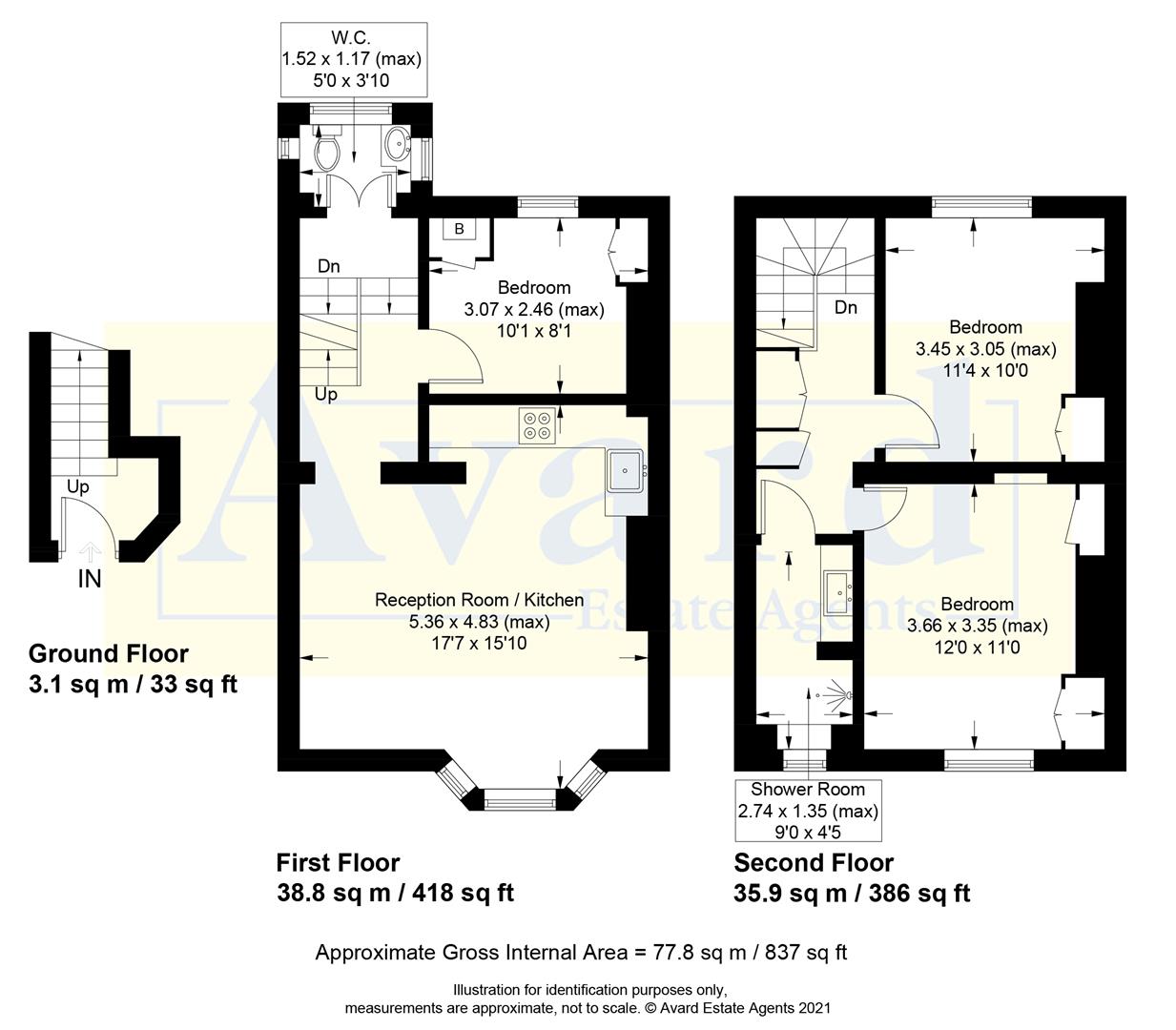 Floorplan for Vere Road, Brighton