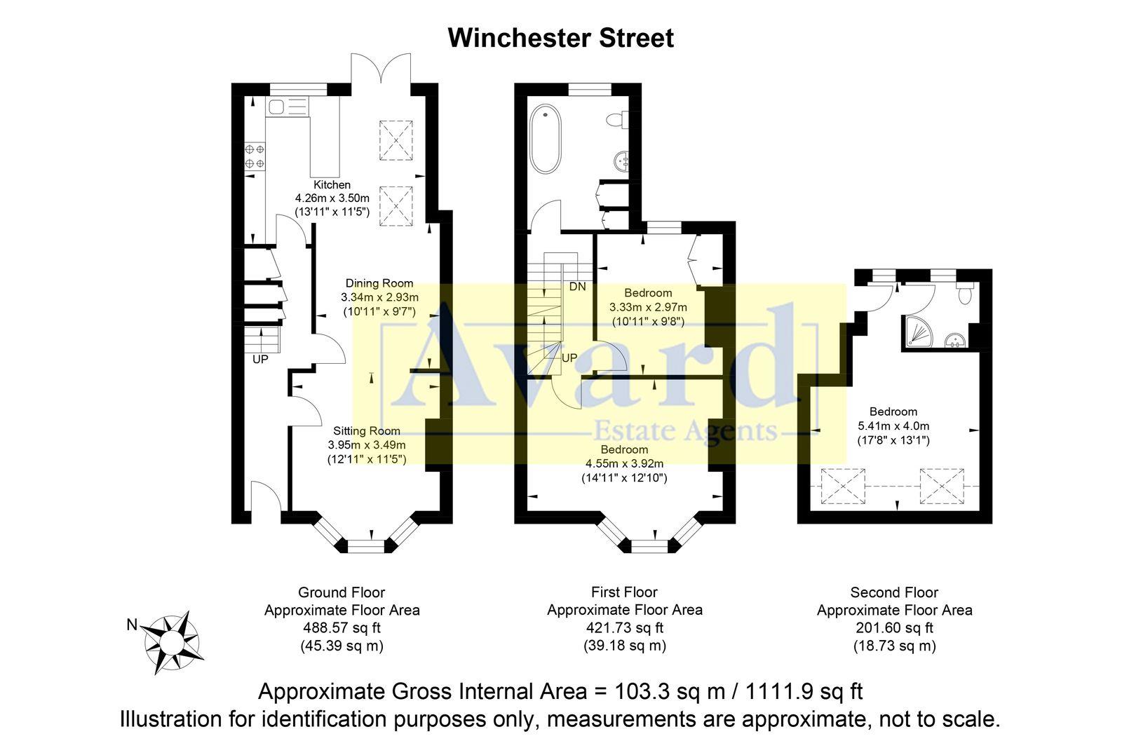 Floorplan for Winchester Street, Brighton