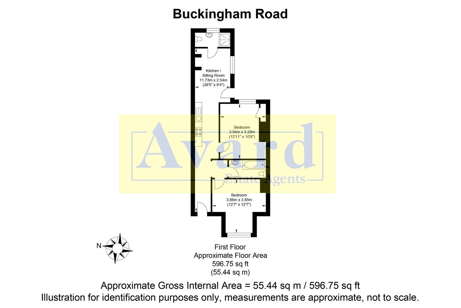 Floorplan for Buckingham Road, Brighton