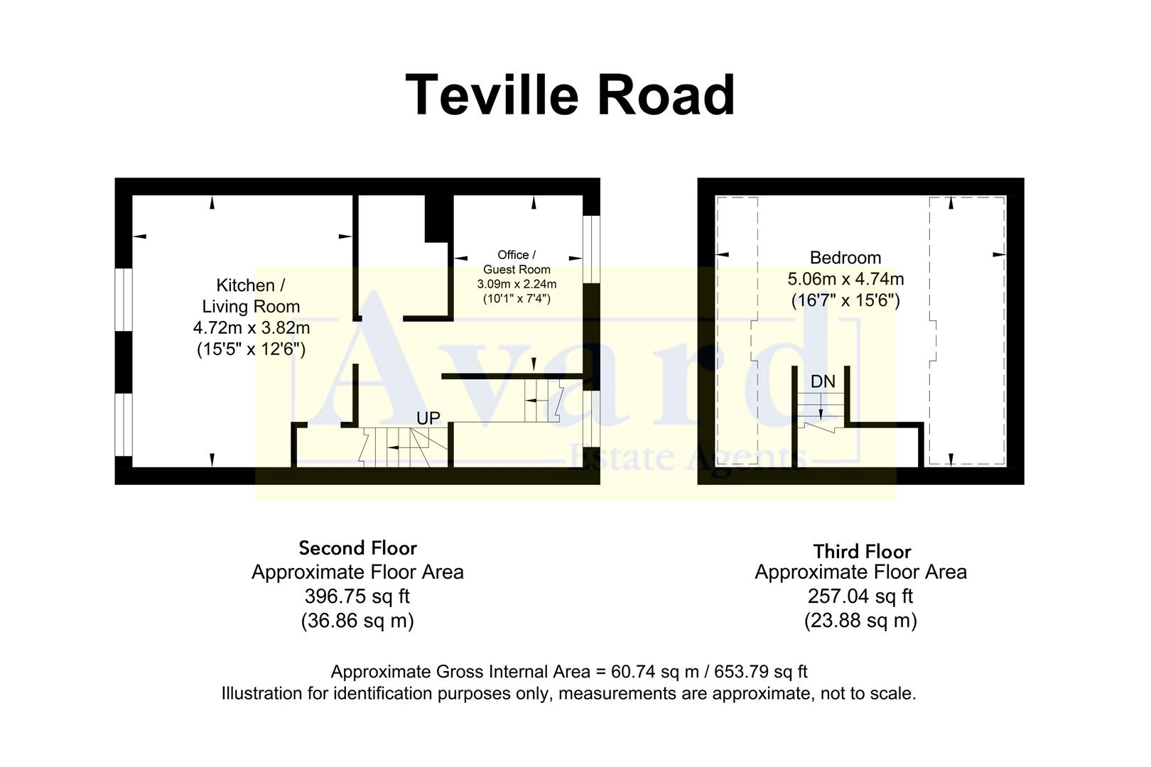 Floorplan for Teville Road, Worthing