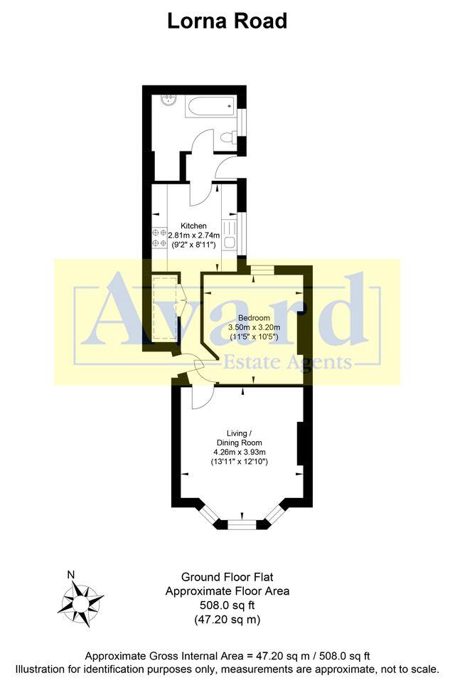 Floorplan for Lorna Road, Hove