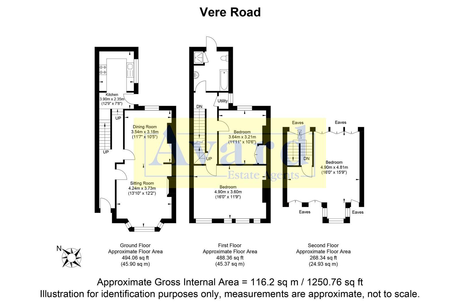 Floorplan for Vere Road, Brighton