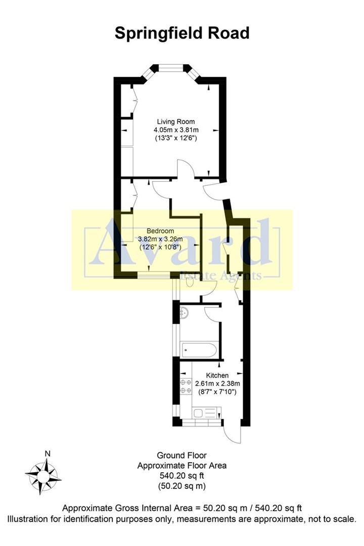 Floorplan for Springfield Road, Brighton