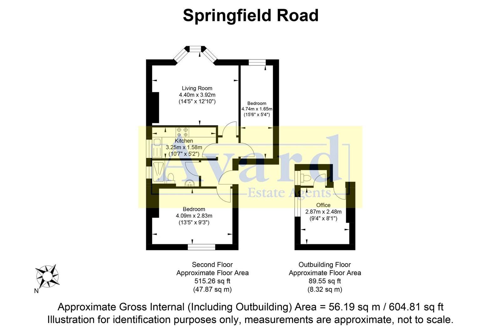 Floorplan for Springfield Road, Brighton