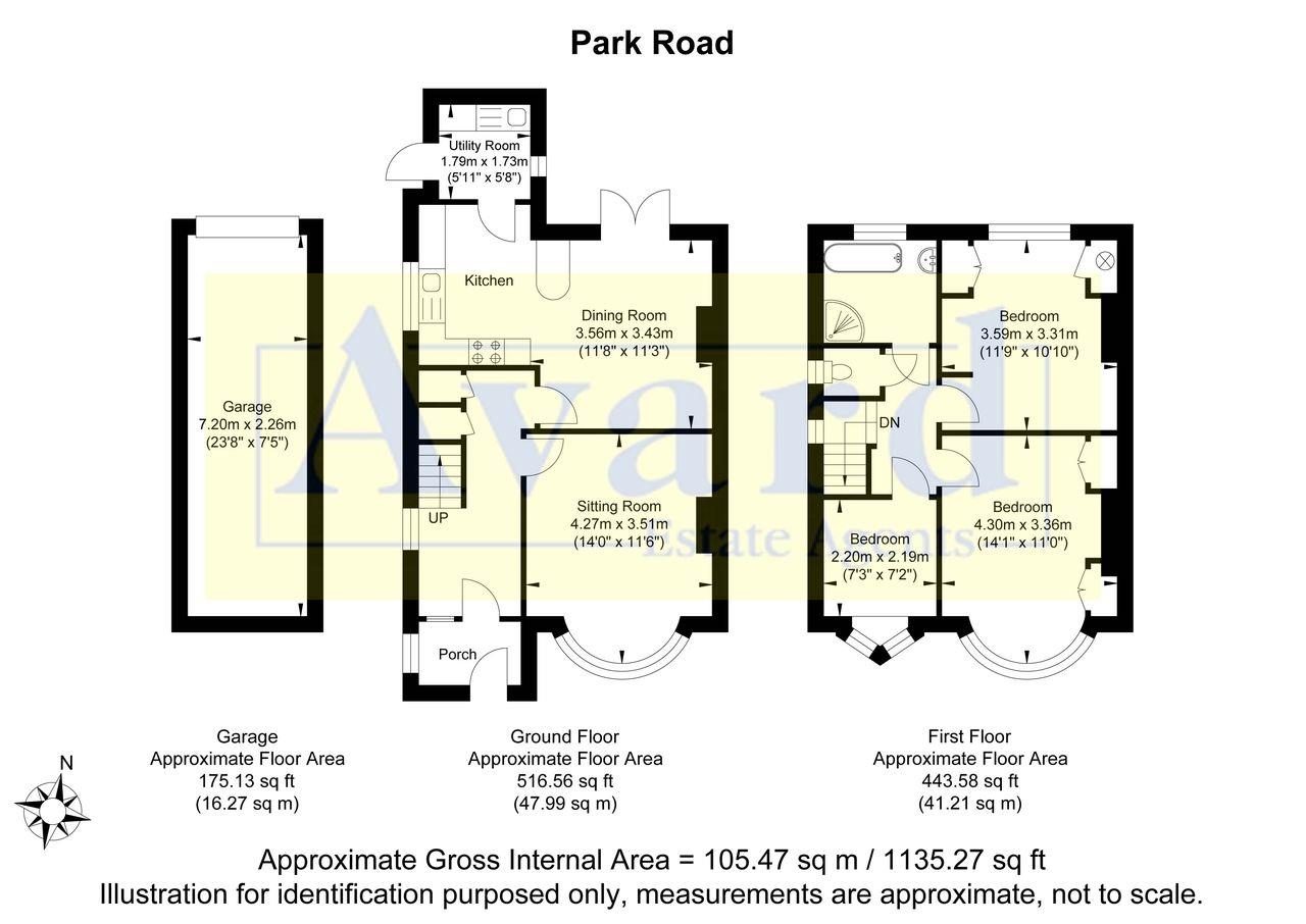 Floorplan for Park Road, Brighton