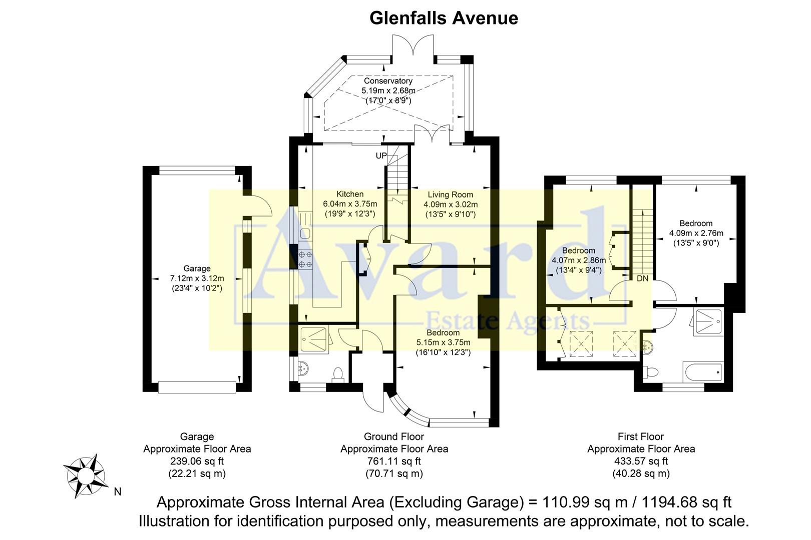 Floorplan for Glenfalls Avenue, Brighton