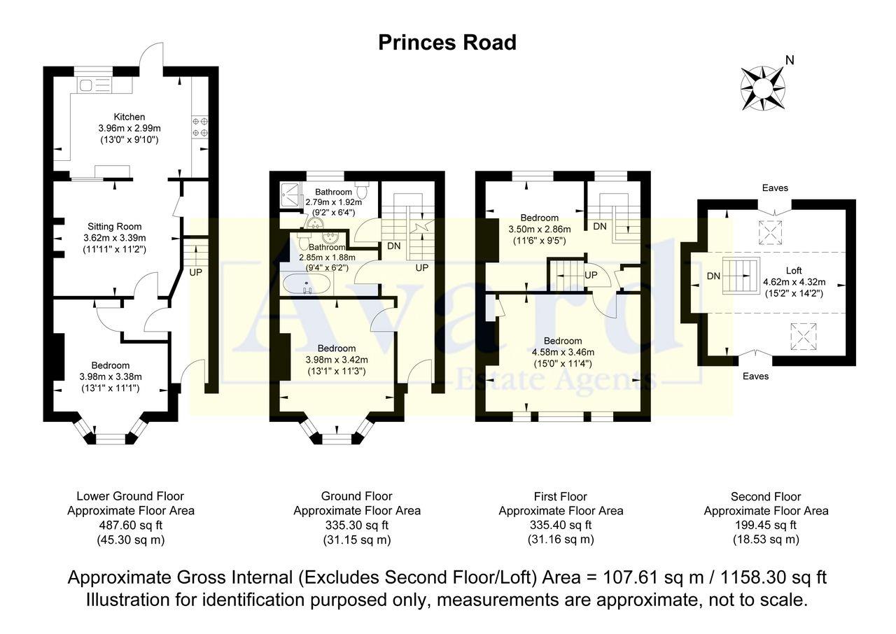 Floorplan for Princes Road, Brighton
