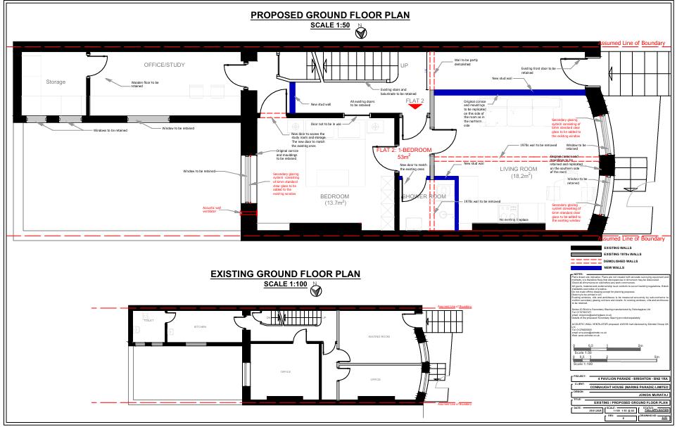 Floorplan for Pavilion Parade, Brighton