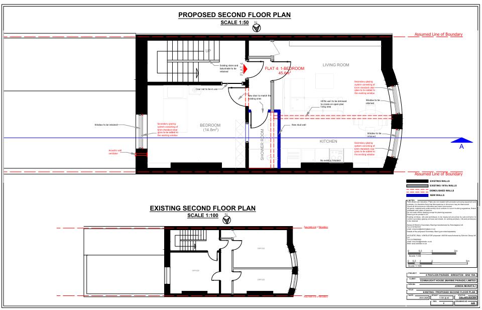 Floorplan for Pavilion Parade, Brighton