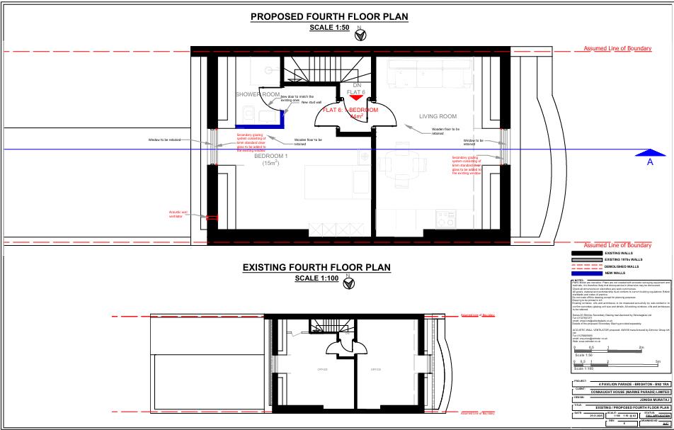 Floorplan for Pavilion Parade, Brighton