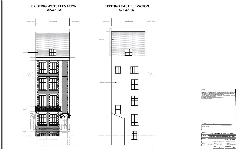 Floorplan for Pavilion Parade, Brighton