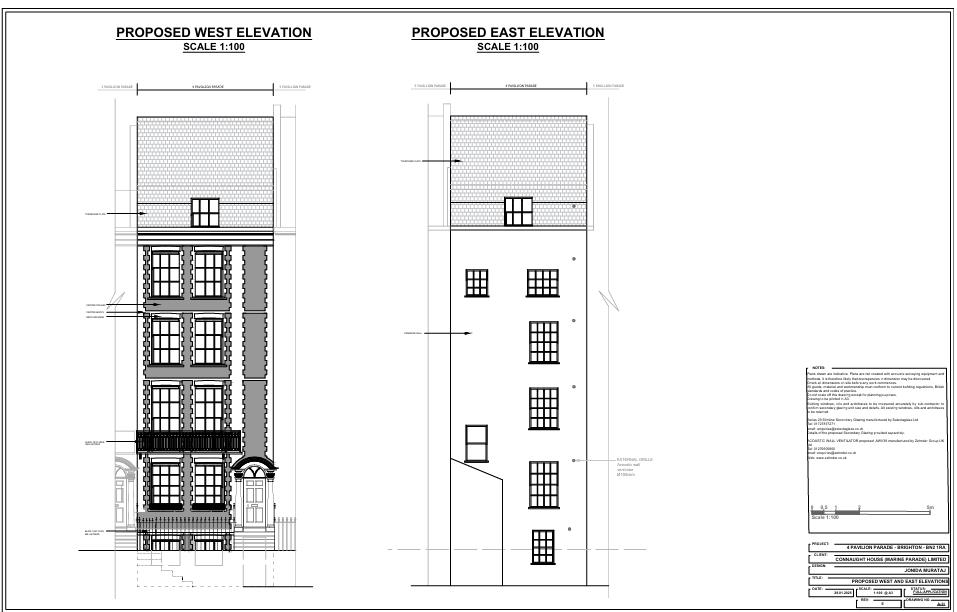 Floorplan for Pavilion Parade, Brighton