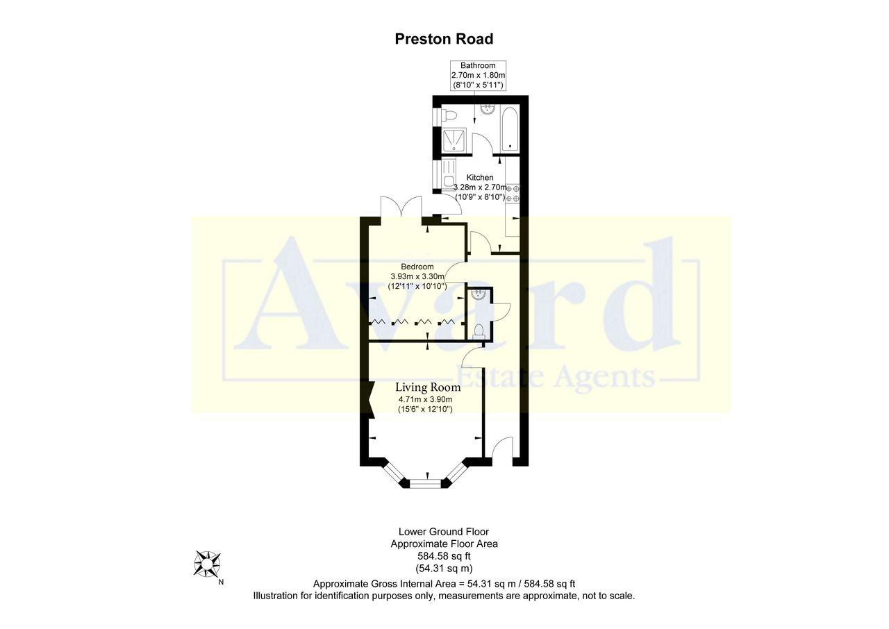 Floorplan for Preston Road, Brighton