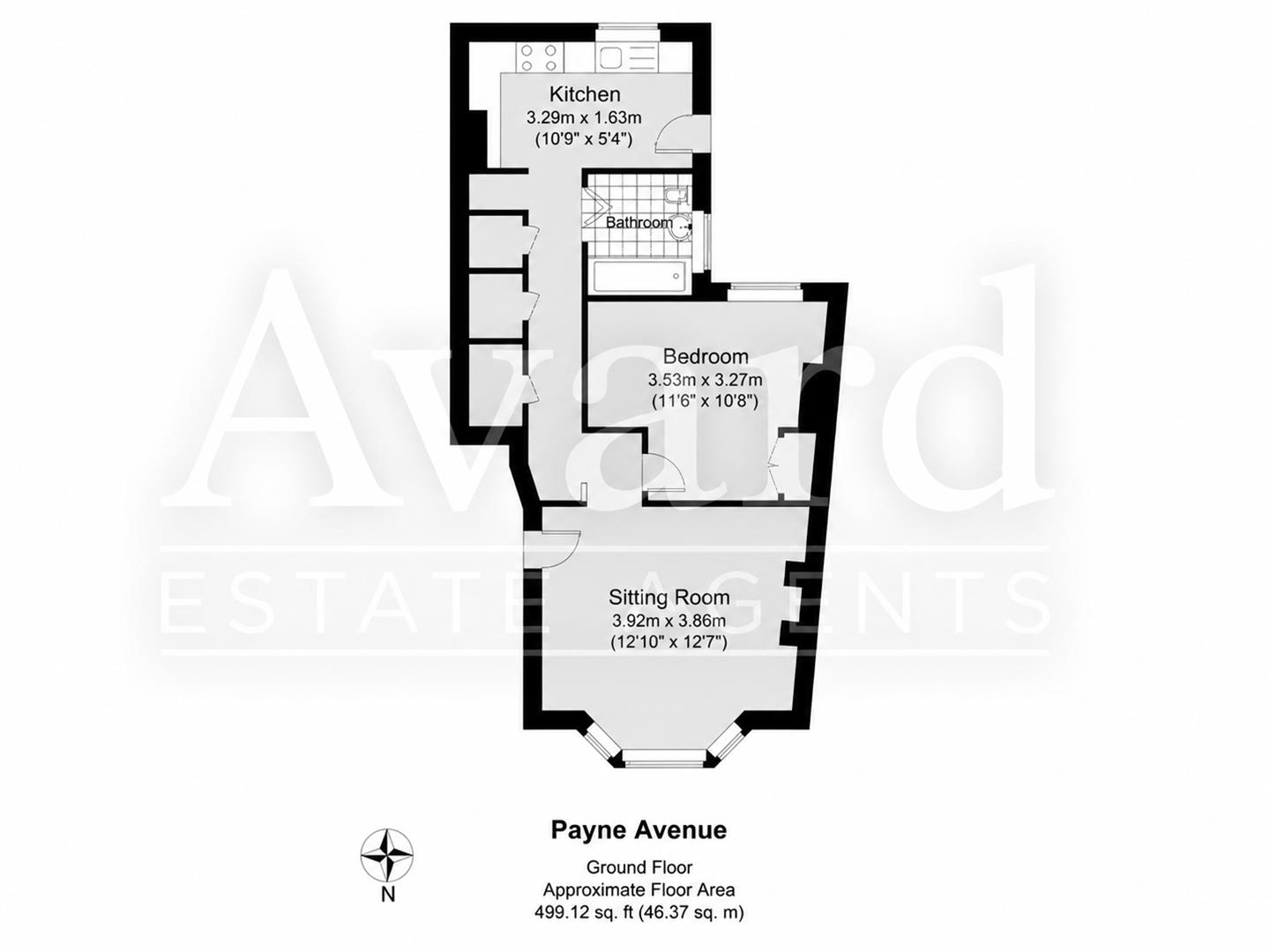 Floorplan for Payne Avenue, Hove