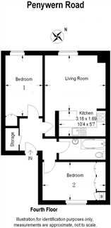 Floorplan for Penywern Road, London, SW5